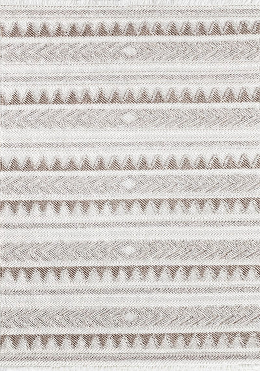 Dekhera Elmas Bukle Dokuma Hali 151A Krem Beyaz-1 Salon Mutfak Koridor Yatak Odası Kesme Yolluk