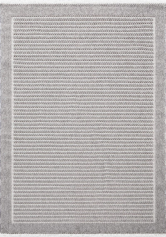 Dekhera Elmas Bukle Dokuma Hali 155 Gri Beyaz-1 Salon Mutfak Koridor Yatak Odası Kesme Yolluk