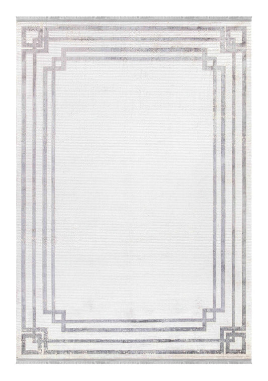 Dekhera Guldeste Viskon Makine Halisi 1171 Gri-1 Salon Mutfak Koridor Yatak Odası Kesme Yolluk