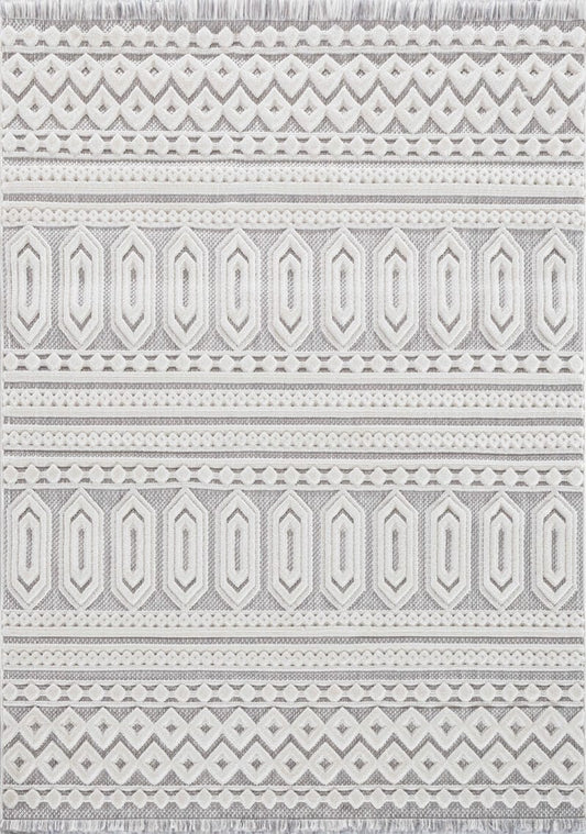 Dekhera Guzide Kalin İskandinav Hali 194C Gri-1 Salon Mutfak Koridor Yatak Odası Kesme Yolluk