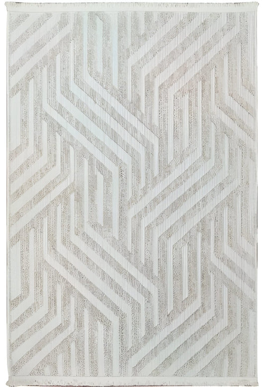 Dekhera Lizbon Parlak Bukle Hali 1759 Bej-1 Salon Mutfak Koridor Yatak Odası Kesme Yolluk