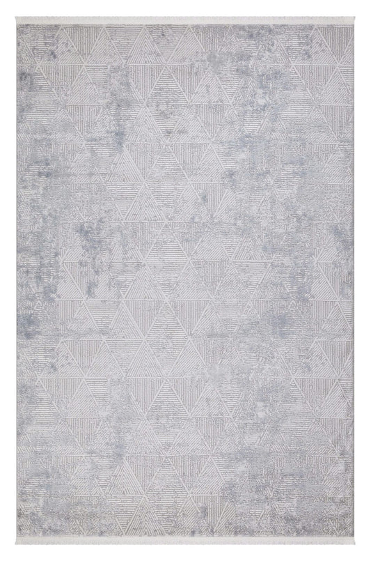 Dekhera Mehpare Akrilik Makine Halisi Yun Tuseli 1118 Gri-1 Salon Mutfak Koridor Yatak Odası Kesme Yolluk