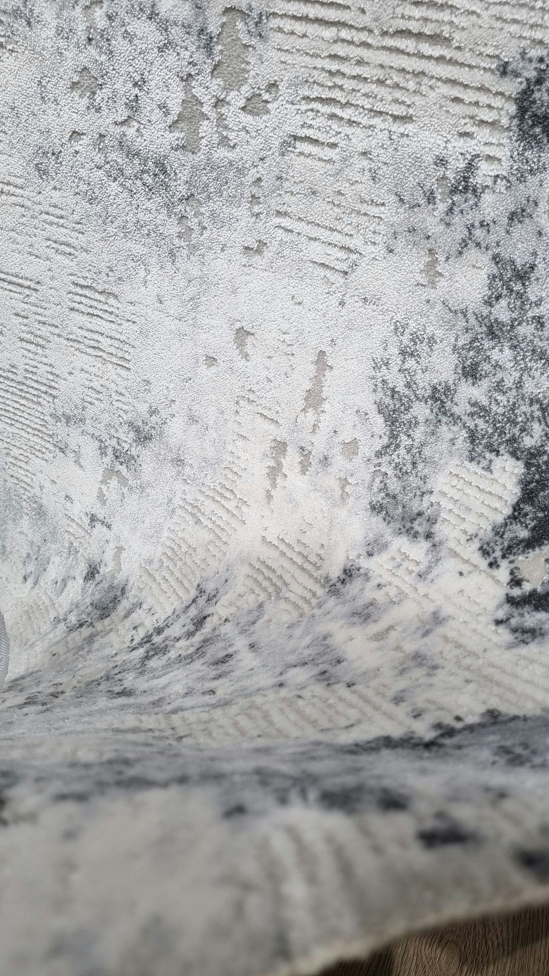 Dekhera Mehpare Akrilik Makine Halisi Yun Tuseli 1119 Gri-2 Salon Mutfak Koridor Yatak Odası Kesme Yolluk