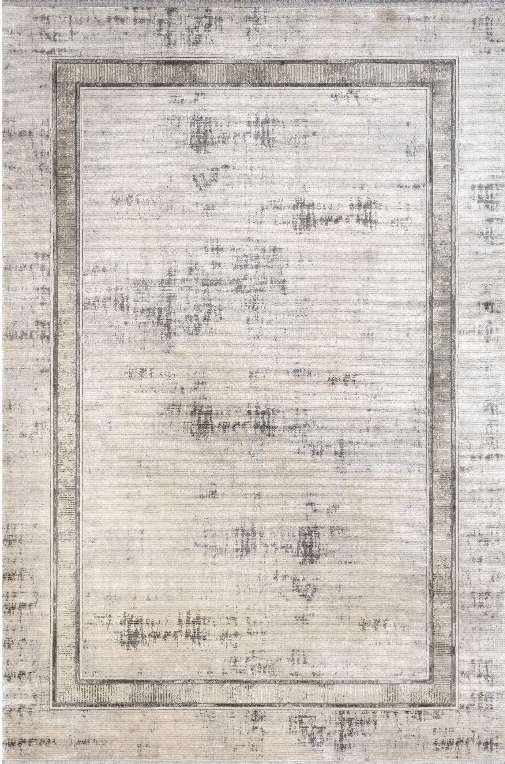 Dekhera Mistero Modern Viskon Hali 15738 Gri-1 Salon Mutfak Koridor Yatak Odası Kesme Yolluk