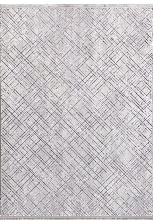 Dekhera Murah Dokuma Makine Halisi 5591 Gri-1 Salon Mutfak Koridor Yatak Odası Kesme Yolluk