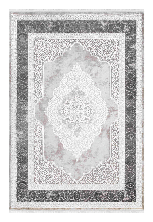 Dekhera Nida Modern Makine Halisi 1156 Gri-1 Salon Mutfak Koridor Yatak Odası Kesme Yolluk