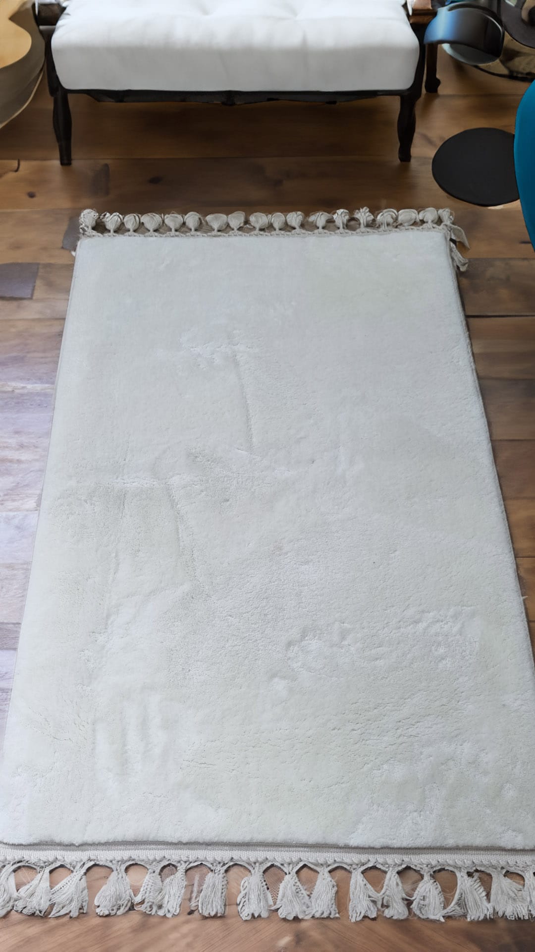 Dekhera Nimbo Yumusak Shaggy Hali 3157 Krem-2 Salon Mutfak Koridor Yatak Odası Kesme Yolluk