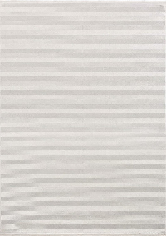 Dekhera Novva Modern Dokuma Hali 7595 Krem Gri-1 Salon Mutfak Koridor Yatak Odası Kesme Yolluk