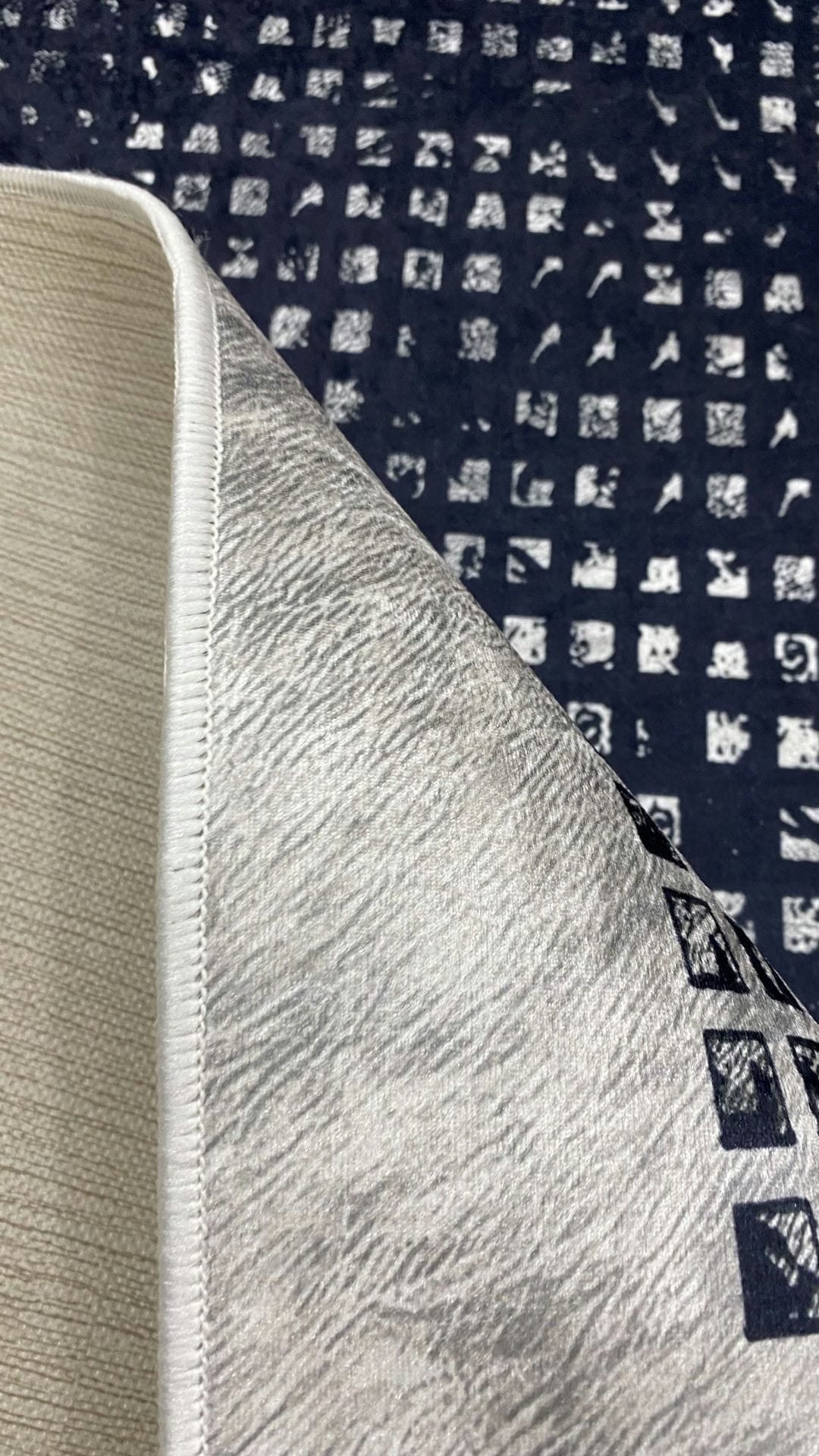 Dekhera Omur Leke Tutmaz Hali 5739 Gri-4 Salon Mutfak Koridor Yatak Odası Kesme Yolluk