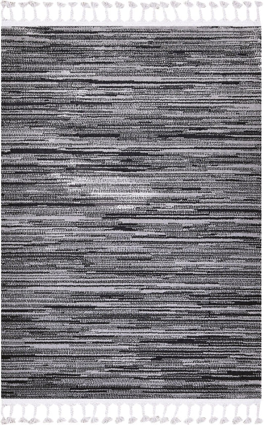 Dekhera Refleks İskandinav Kalin Hali 3391 Beyaz Gri-1 Salon Mutfak Koridor Yatak Odası Kesme Yolluk