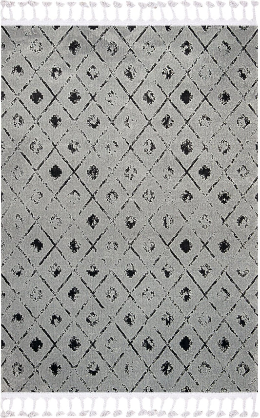 Dekhera Refleks İskandinav Kalin Hali 5791 Gri-1 Salon Mutfak Koridor Yatak Odası Kesme Yolluk