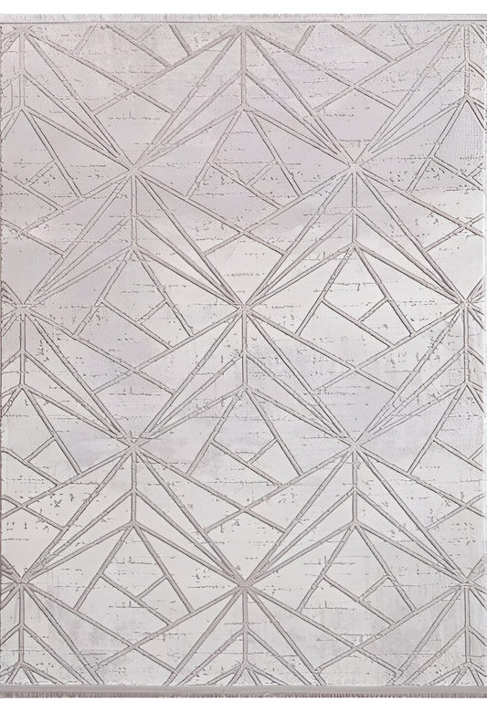 Dekhera Serena Dokuma İskandinav Halisi 1176 Gri-1 Salon Mutfak Koridor Yatak Odası Kesme Yolluk