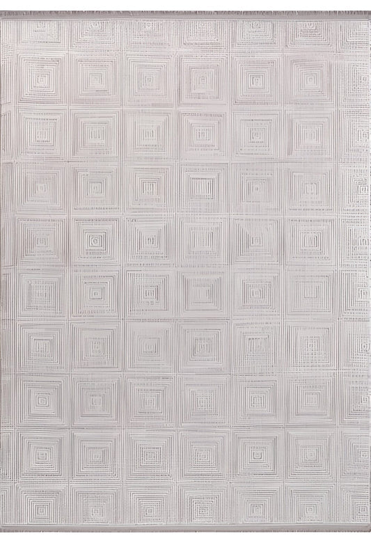 Dekhera Serena Dokuma İskandinav Halisi 1317 Gri-1 Salon Mutfak Koridor Yatak Odası Kesme Yolluk