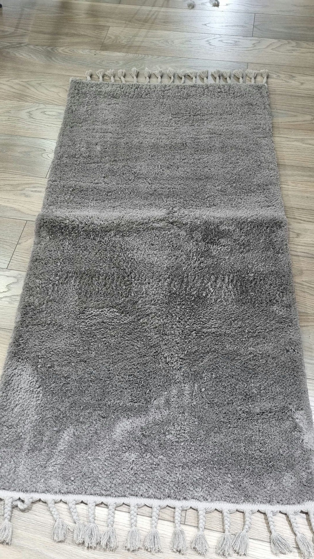 Dekhera Suave Shaggy Modern Dokuma Hali 1517 Vizon-2 Salon Mutfak Koridor Yatak Odası Kesme Yolluk