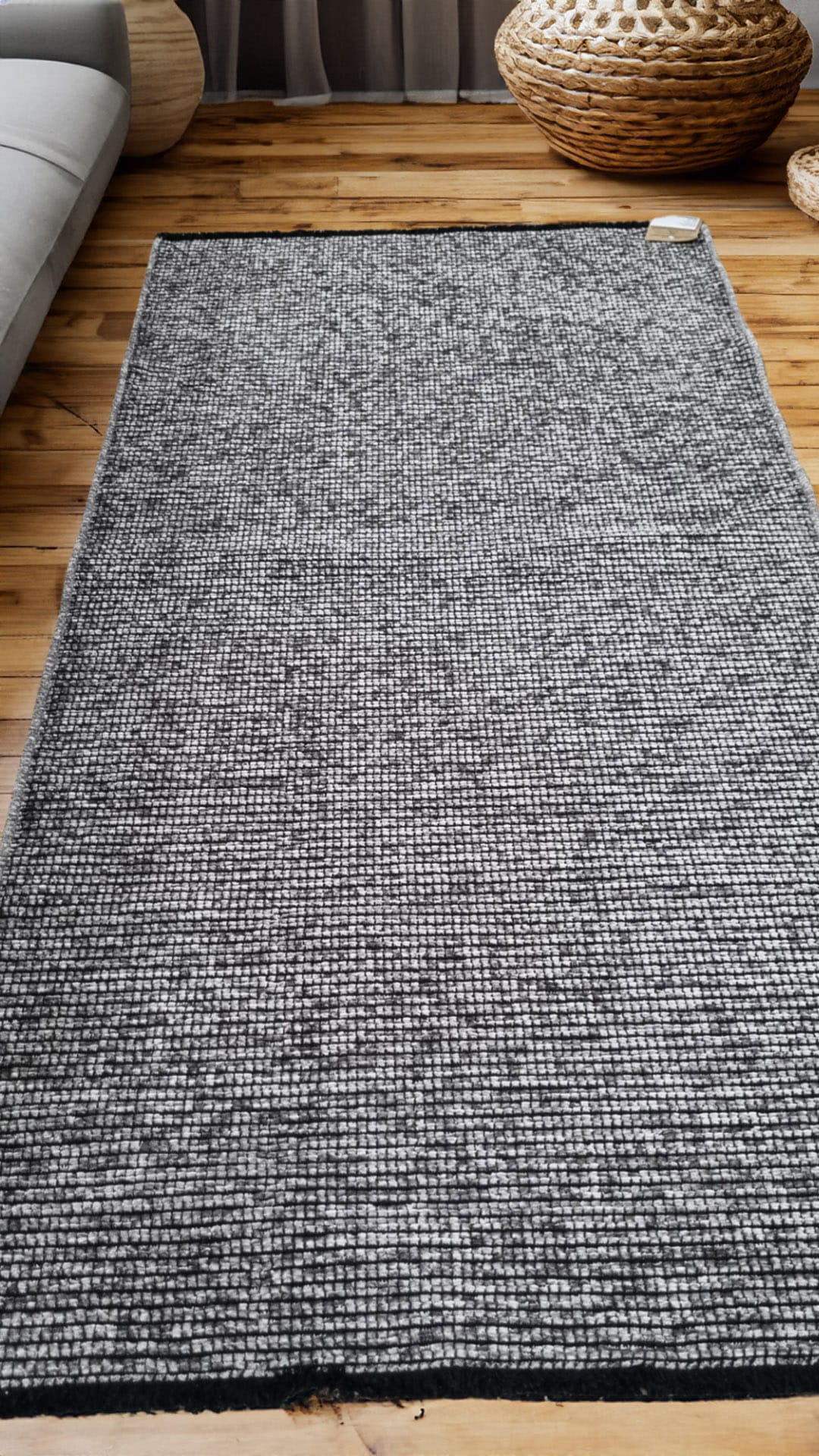 Dekhera Tez Lux Kilim 384 Gri-2 Salon Mutfak Koridor Yatak Odası Kesme Yolluk