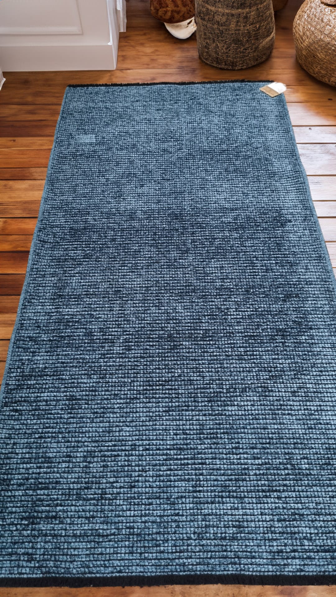 Dekhera Tez Lux Kilim 394 Mavi-2 Salon Mutfak Koridor Yatak Odası Kesme Yolluk