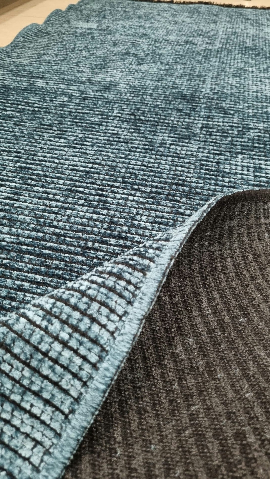 Dekhera Tez Lux Kilim 394 Mavi-4 Salon Mutfak Koridor Yatak Odası Kesme Yolluk