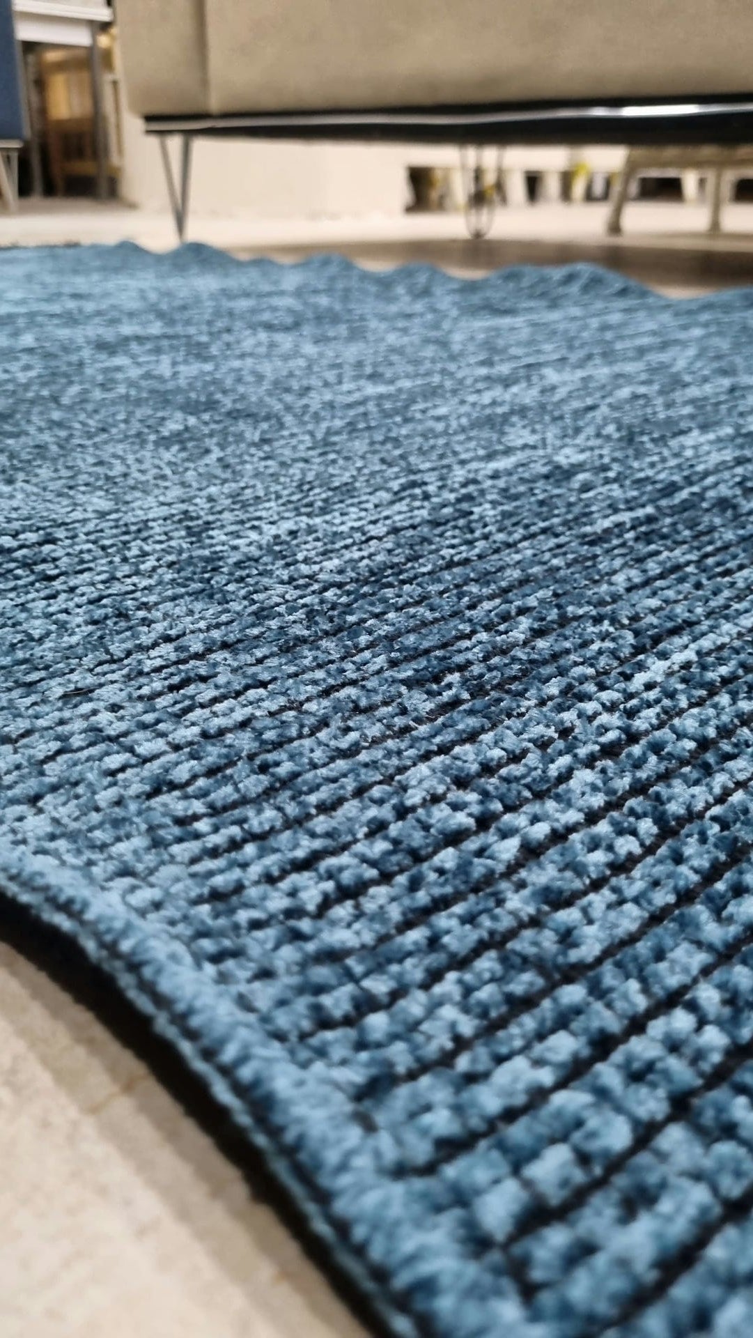 Dekhera Tez Lux Kilim 394 Mavi-6 Salon Mutfak Koridor Yatak Odası Kesme Yolluk