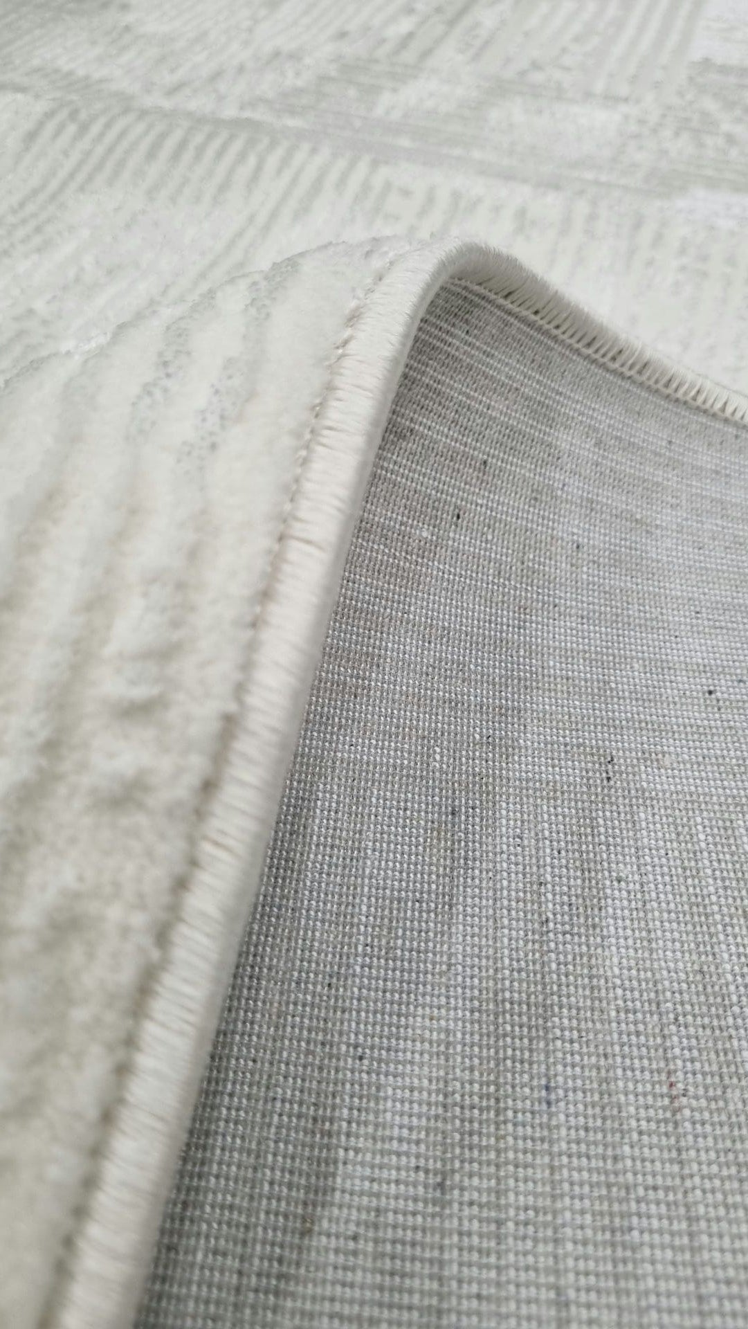 Dekhera Tokyo Modern Dokuma Hali 1177 Krem-4 Salon Mutfak Koridor Yatak Odası Kesme Yolluk