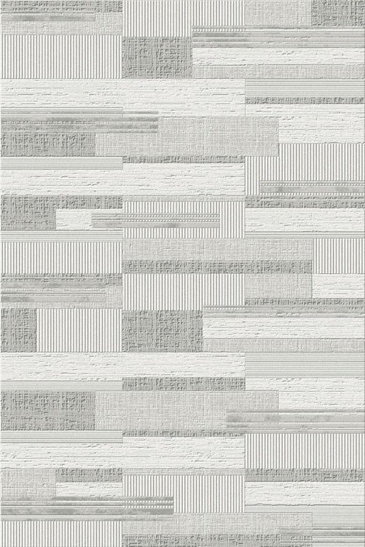 Dekhera Torino Akrilik Makine Halisi Yun Tuseli 1137 Gri-1 Salon Mutfak Koridor Yatak Odası Kesme Yolluk