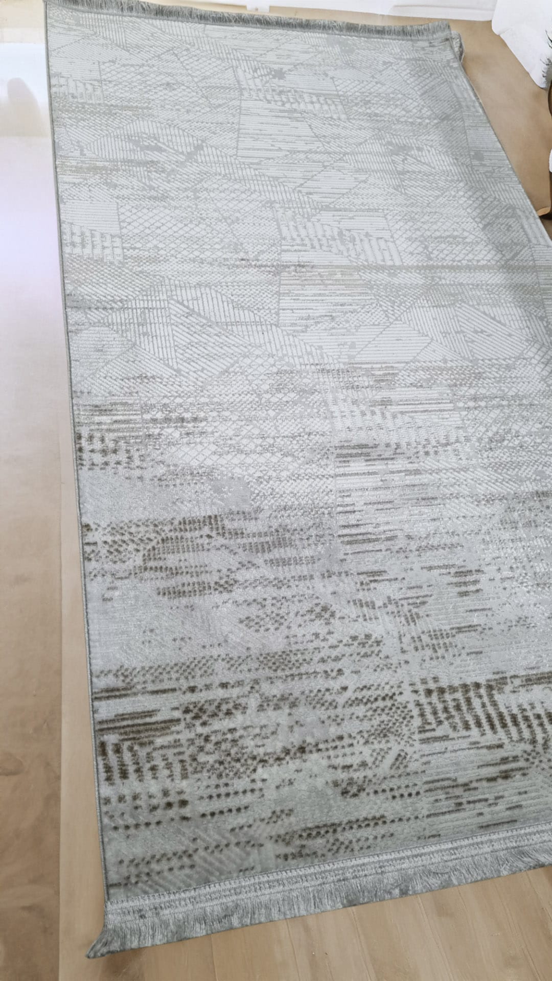 Dekhera Yildiz Parlak Kadife Dokuma Hali 1153-5 Salon Mutfak Koridor Yatak Odası Kesme Yolluk