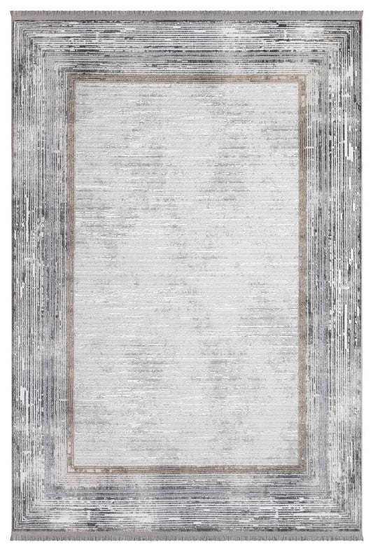 Dekhera Zade Yumusak Tuseli Hali 1178 Acik Gri-1 Salon Mutfak Koridor Yatak Odası Kesme Yolluk