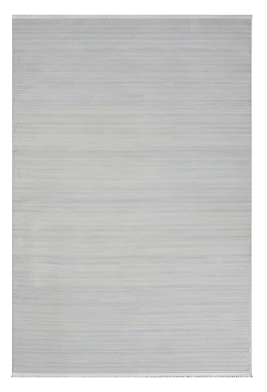 Dekhera Zahir Parlak Dokuma Modern Hali 1111 Gri-1 Salon Mutfak Koridor Yatak Odası Kesme Yolluk