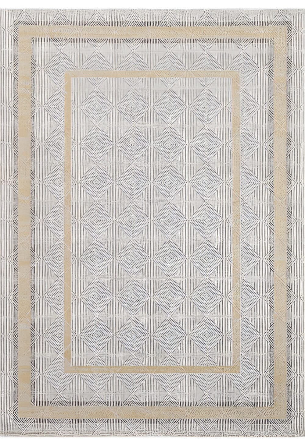 Dekhera Zevahir Modern Dokuma Hali 11175 Sari-1 Salon Mutfak Koridor Yatak Odası Kesme Yolluk