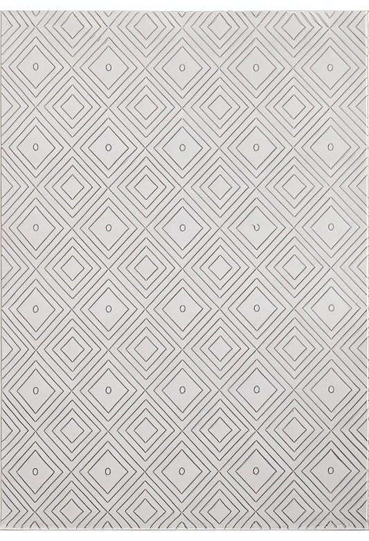 Dekhera Zevahir Modern Dokuma Hali 11371 Gri-1 Salon Mutfak Koridor Yatak Odası Kesme Yolluk