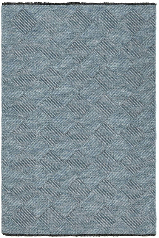 Dekhera Mavi İnce Örgü Halı Modeli Uygun Fiyata Dekhera'da