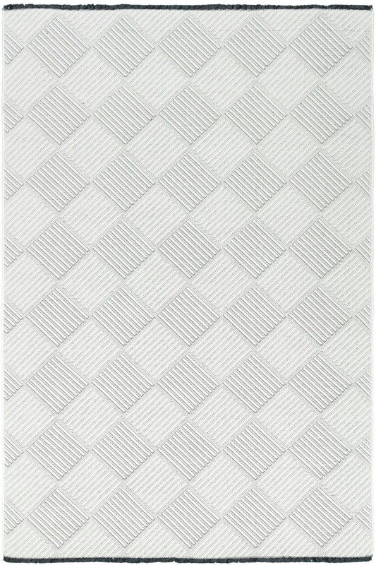 Dekhera Pamuk Örgülü Beyaz Halı Modeli Uygun Fiyata Dekhera'da