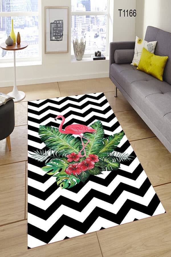 Flamingo Zigzag Desen Halı Dekhera T1166 Modeli Uygun Fiyata Dekhera'da