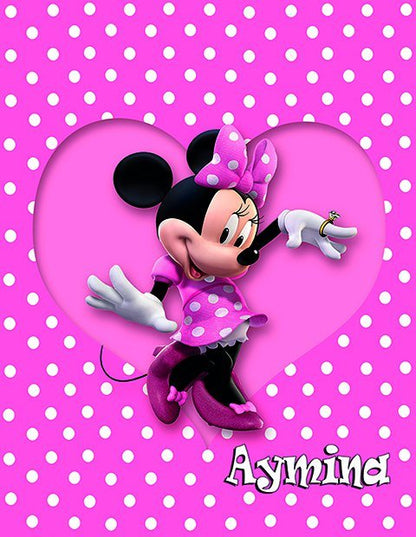İsimli Kız Çocuk Halısı Mickey Mouse Dekhera C6056 1 Modeli Uygun Fiyata Dekhera'da