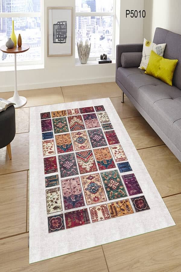 Kaymaz Taban Patchwork Halı Dekhera P5010 Modeli Uygun Fiyata Dekhera'da