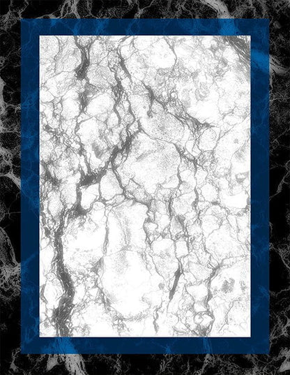 Mermer Desenli Halı Mavi Dekhera M3026 6 1 Modeli Uygun Fiyata Dekhera'da