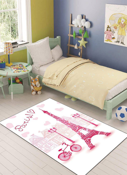 Paris Çocuk Odası Halısı Dekhera C6186 Modeli Uygun Fiyata Dekhera'da