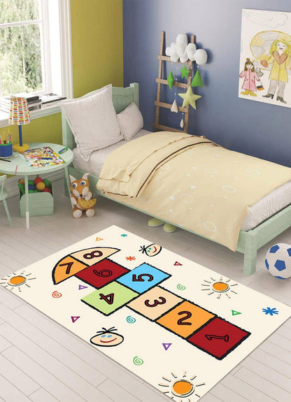 Renkli Çocuk Oyun Halısı Seksek Dekhera C6149 Modeli Uygun Fiyata Dekhera'da