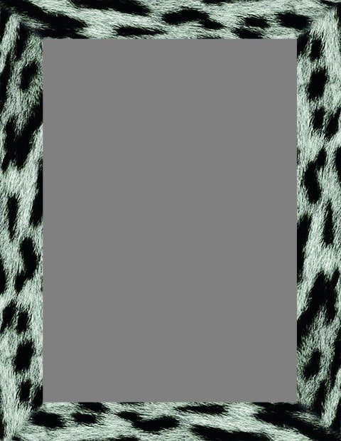 Siyah Leopar Çerçeveli Gri Halı Dekhera T1046 1 Modeli Uygun Fiyata Dekhera'da