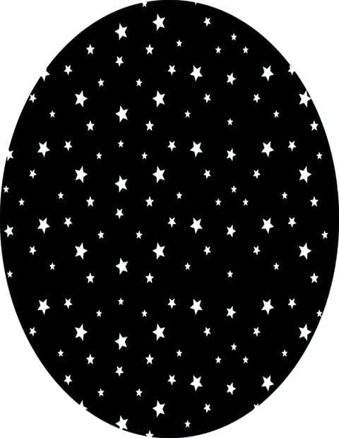 Siyah Oval Çocuk Halısı Dekhera C6178 Modeli Uygun Fiyata Dekhera'da