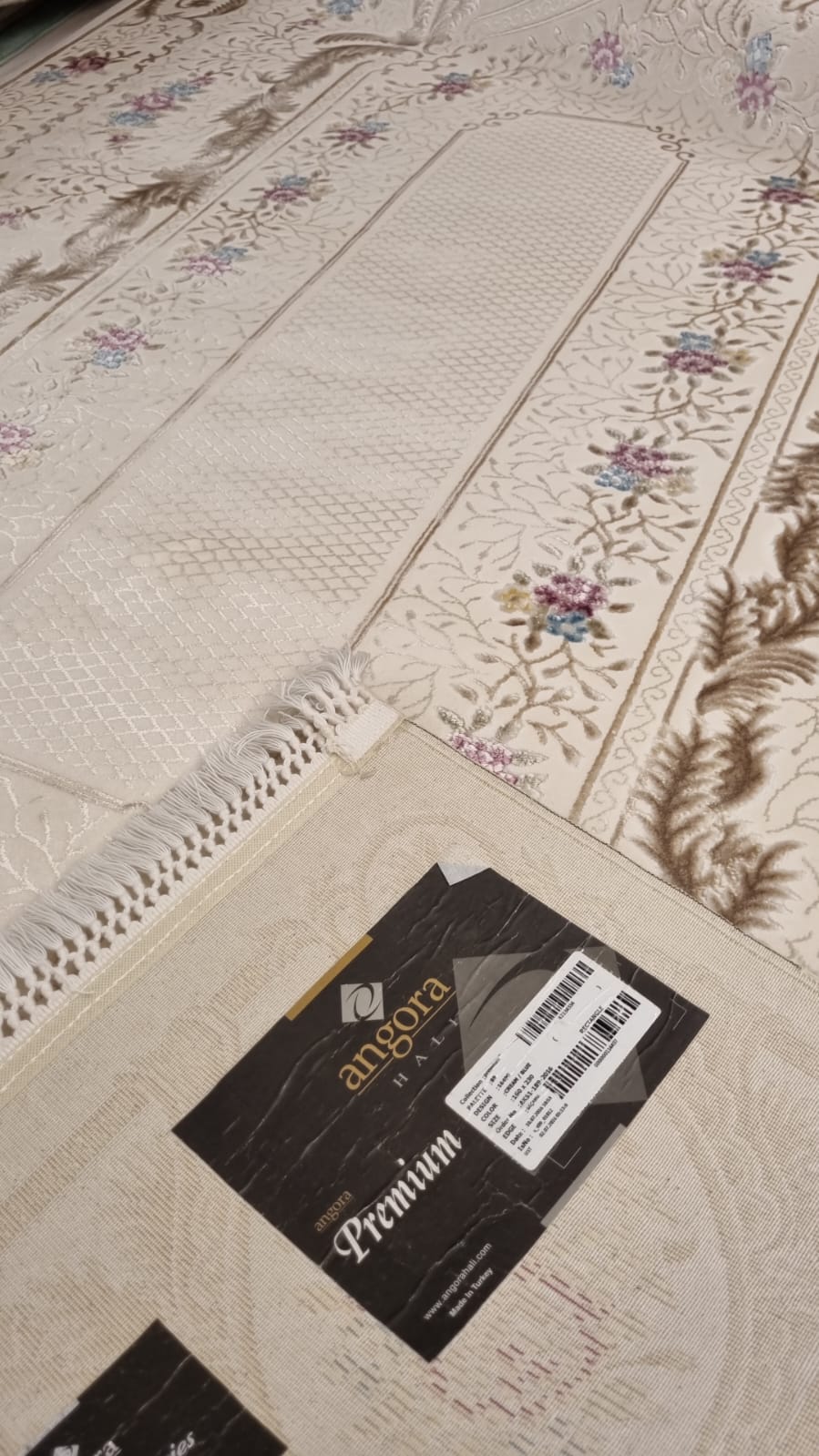 Angora Halı Premium 1648 Krem Akrilik Halı 160X230