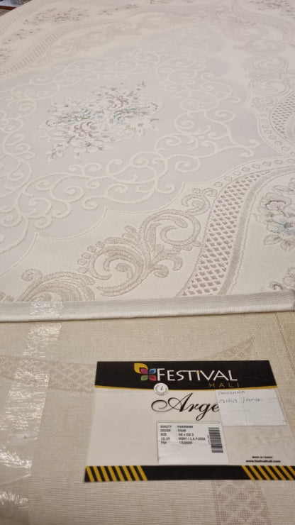 Festival Halı Pandora 1249 Pembe Akrilik Halı 160X230