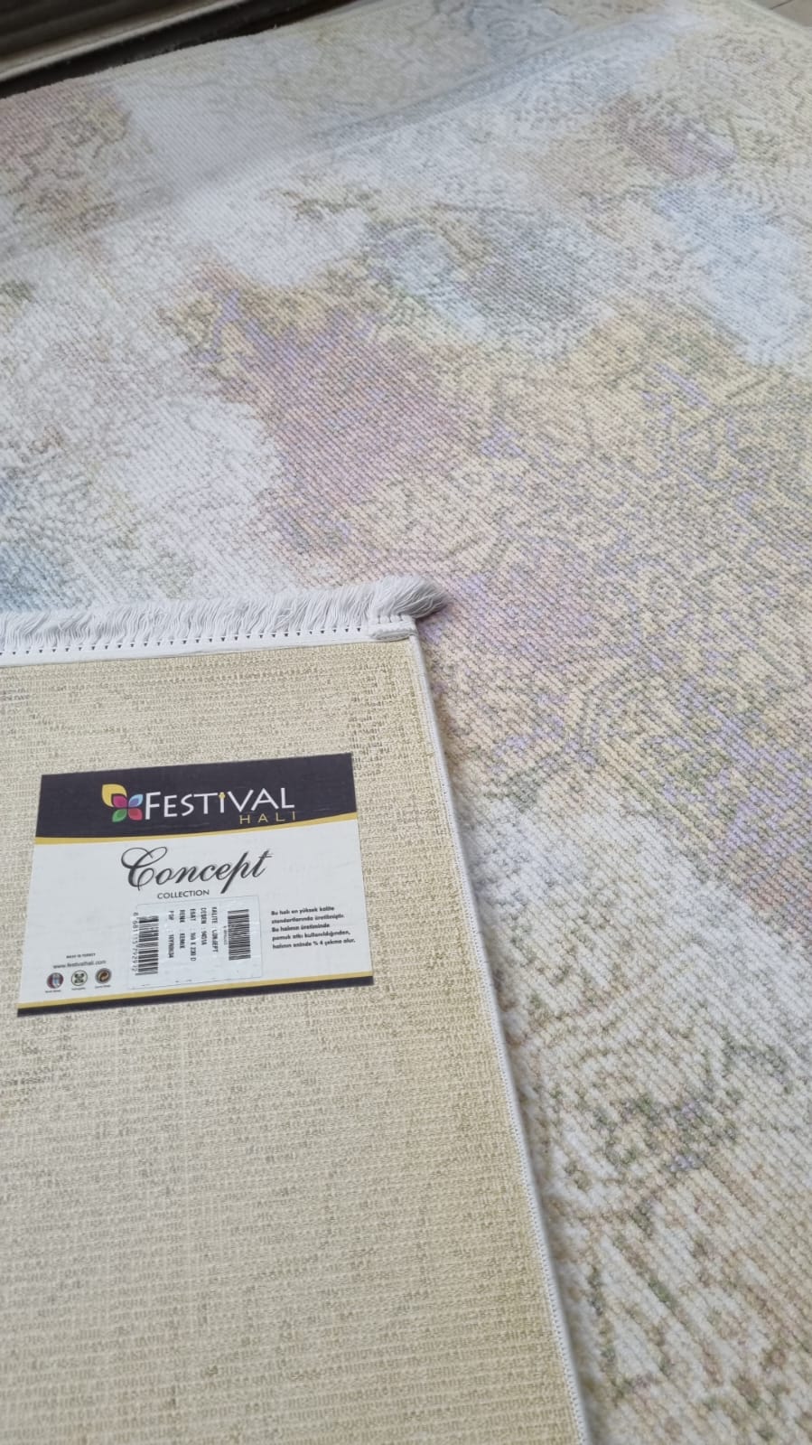 Festival konsept 9451 renkli akrilik halı 160x230 3 Modeli Uygun Fiyata Dekhera'da